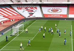Arsenal V Liverpool 2020-21 Prints: Arsenal Squad Training: Emirates Stadium Gears Up for Arsenal vs Liverpool