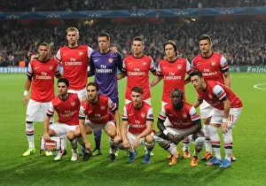 Arsenal Squad: United at Emirates for Champions League Clash vs. SSC Napoli (2013-14)