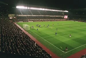 Arsenal v Manchester United 2005-6 Collection: Arsenal Stadium during the match, photographed from the South East corner