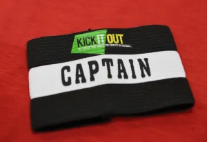 Arsenal V Newcastle United 2018-19 Prints: Arsenal Stands Against Racism: Captains Wear Kick It Out Armbands in Arsenal vs