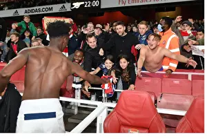 Arsenal Star Sambi Ljubicic Gifts Shirt to Young Fan Amidst Excitement of Arsenal v Aston Villa Match