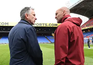 Crystal Palace V Arsenal 2018-19 Prints: Former Arsenal Stars Alan Smith and Steve Bould Reunite Ahead of Crystal Palace vs Arsenal Clash