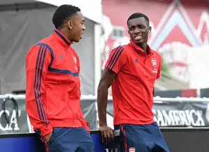 Arsenal Stars Eddie Nketiah and Joe Willock Prepare for Colorado Rapids Clash