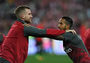 Arsenal Stars Per Mertesacker and Theo Walcott Before Sydney Clash