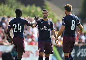 Arsenal Stars: Nketiah, Mkhitaryan, Ramsey in Pre-Season Action vs Borehamwood