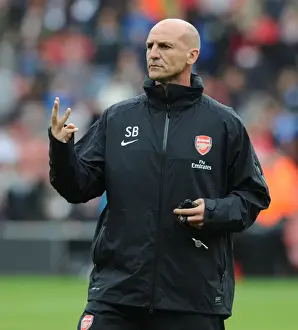 Arsenal V Anderlecht 2012-13 - Pre Season Prints: Arsenal: Steve Bould at the Markus Liebherr Memorial Cup vs Anderlecht (2012-13 Pre-Season)