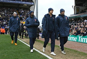 Images Dated 24th February 2008: Arsenal substitutes Denilson