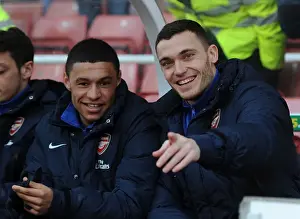 Arsenal Substitutes: Oxlade-Chamberlain and Vermaelen Prepare for Stoke City Showdown, 2014