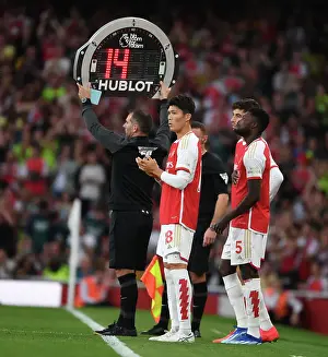 Arsenal Substitutes Ready: Arsenal FC vs Manchester City, Premier League 2023-24