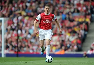 Arsenal V Aston Villa 2010-11 Prints: Arsenal Suffer Defeat: Thomas Vermaelen vs Aston Villa, Barclays Premier League (15/5/11)