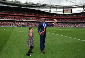 Arsenal Supporter, Athlete Mo Farah who recently won the 5000m at the World Championships