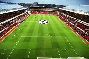 Classic Match Prints: Arsenal Takes 2-0 Lead Against Juventus in Champions League Quarterfinals at Highbury