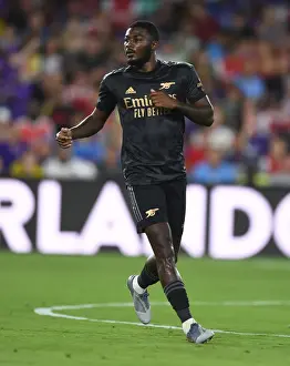 Arsenal Takes on Orlando City SC: Ainsley Maitland-Niles in Action