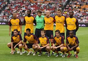 Arsenal v Seville Collection: The Arsenal team