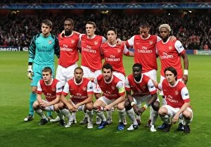 Arsenal v Shaktar Donetsk 2010 - 11 Collection: The Arsenal team. Arsenal 5: 1 Shakhtar Donetsk, UEFA Champions League, Group H