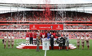 Arsenal lift the Emirates Trophy