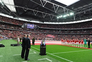 Arsenal V Birmingham City - Carlin Cup Final 2010-11 Prints: The Arsenal team line up before the match. Arsenal 1: 2 Birmingham City