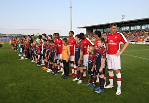 Burgenland XI V Arsenal Prints: Arsenal Team Line-Up vs Burgenland