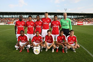 Burgenland XI V Arsenal Prints: Arsenal Team Line-Up vs Burgenland, Austria, 2008