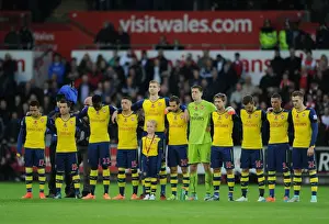 Arsenal Team: Premier League Showdown against Swansea City (November 2014)