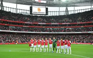 Arsenal Team Silence: Arsenal v West Bromwich Albion, Premier League 2011