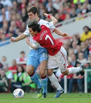Arsenal V Aston Villa - 2011-12 Prints: Arsenal Thrash Aston Villa 3-0: Rosicky's Brilliance Shines at Emirates