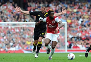 Arsenal V Bolton Wanderers 2011-12 Prints: Arsenal Thrash Bolton 3-0: Alex Song Shines