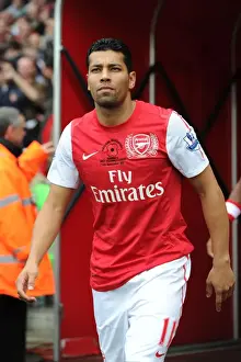 Arsenal V West Bromwich Albion 2011-12 Prints: Arsenal Thrash West Brom 3-0: Andre Santos Shines at Emirates