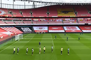Arsenal Training Before Closed-Doors Match Against Leicester City, 2020-21 Premier League