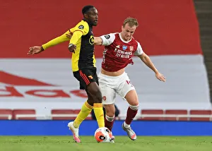 Arsenal Training: Danny Welbeck vs. Rob Holding Clash at Emirates Stadium (Arsenal v Watford 2019-20)