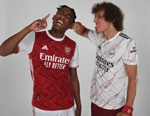 Arsenal Training: Joe Willock and David Luiz in Focus at London Colney (2020-21 First Team)