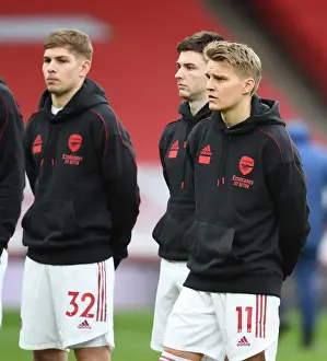 Arsenal Trio Prepare for Derby Showdown: Emirates Stadium, March 2021 (Arsenal v Tottenham Hotspur)
