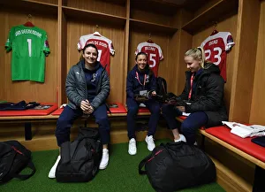 Arsenal V Manchester City - Continental Cup Final 2019 Prints: Arsenal Triple Threat: McCabe, Mead