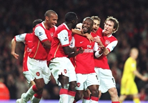 Arsenal Triumph: Gallas, Henry, and Team Celebrate 3-0 Over Liverpool