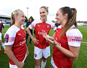 Arsenal Triumph: Mead, Miedema, and Evans Celebrate Victory over Manchester City Women