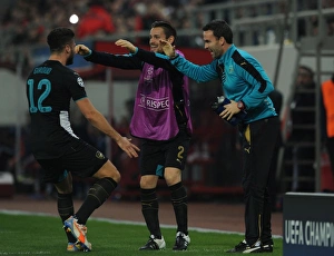 Olympiacos V Arsenal 2015-16 Prints: Arsenal Triumph: Olivier Giroud