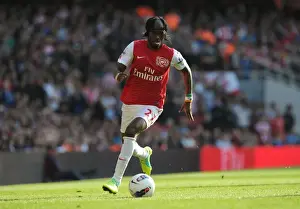 Arsenal V Stoke City 2011-2012 Prints: Arsenal Triumph Over Stoke City: Gervinho's Brilliant Performance in the Emirates Stadium