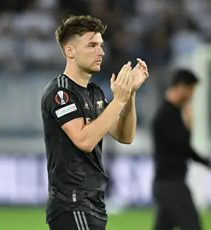 FC Zurich V Arsenal 2022-23 Prints: Arsenal Triumphs at FC Zurich: Kieran Tierney's Europa League Victory