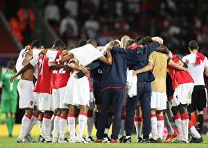 Arsenal V Sparta Prague 2007-08 Prints: Arsenal Triumphs Over Sparta Prague: Players Celebrate 3-0 Champions League Victory