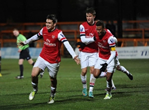 Arsenal U19 Trio: Toral, Angha, Olsson Celebrate Goals vs. Athletico Bilbao