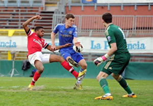 Arsenal U19 v Chelsea U19 - NextGen Series 1-2 Final 2012-13 Collection: Arsenal U19 v Chelsea U19 - NextGen Series Semi Final
