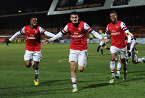 Arsenal U19s Triumph: Jon Toral, Chuba Akpom, and Martin Angha Celebrate Goals Against Athletico Bilbao U19 - NextGen Series