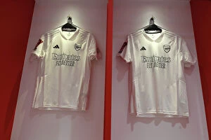 Arsenal v Liverpool FA Cup 2023-24 Collection: Arsenal United Against Knife Crime: All-White Kit Debut vs. Liverpool in FA Cup Match, 2024