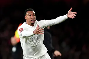 Arsenal V Liverpool FA Cup 2023-24 Prints: Arsenal United Against Knife Crime: Historic All-White Kits - Arsenal vs Liverpool in FA Cup Showdown