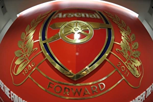 Arsenal Unveils New Crest at Emirates Stadium, 2011