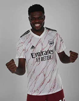 1st Team Photocall 2020-21 Collection: Arsenal Unveils New Signing Thomas Partey at London Colney Training Ground