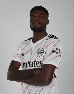 1st Team Photocall 2020-21 Prints: Arsenal Unveils New Signing Thomas Partey at London Colney Training Ground