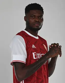 1st Team Photocall 2020-21 Prints: Arsenal Unveils New Signing Thomas Partey at London Colney Training Ground