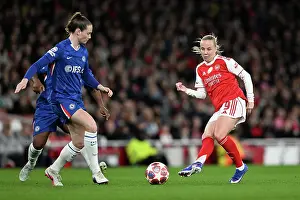 Arsenal Women V Chelsea Women - Champ Lge 2026 Prints: Arsenal v Chelsea - UEFA Women's Champions League 2025/26 Quarter-finals First Leg