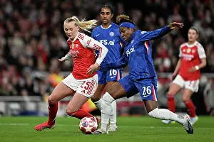 Arsenal Women V Chelsea Women - Champ Lge 2026 Prints: Arsenal v Chelsea - UEFA Women's Champions League 2025/26 Quarter-finals First Leg